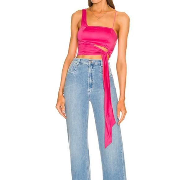 Free People Mila Top in Festival Fuschia - Picture 1 of 9